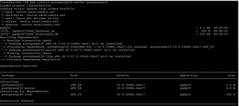 Install postgresql database centos7 rhel7 the linuxpcfix